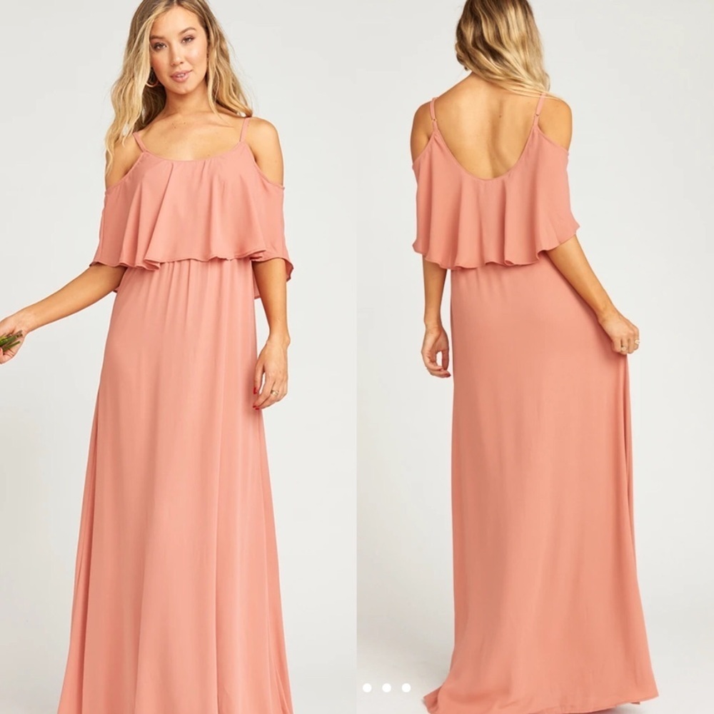 Show Me Your Mumu Caitlin Ruffle Maxi Gown - XL